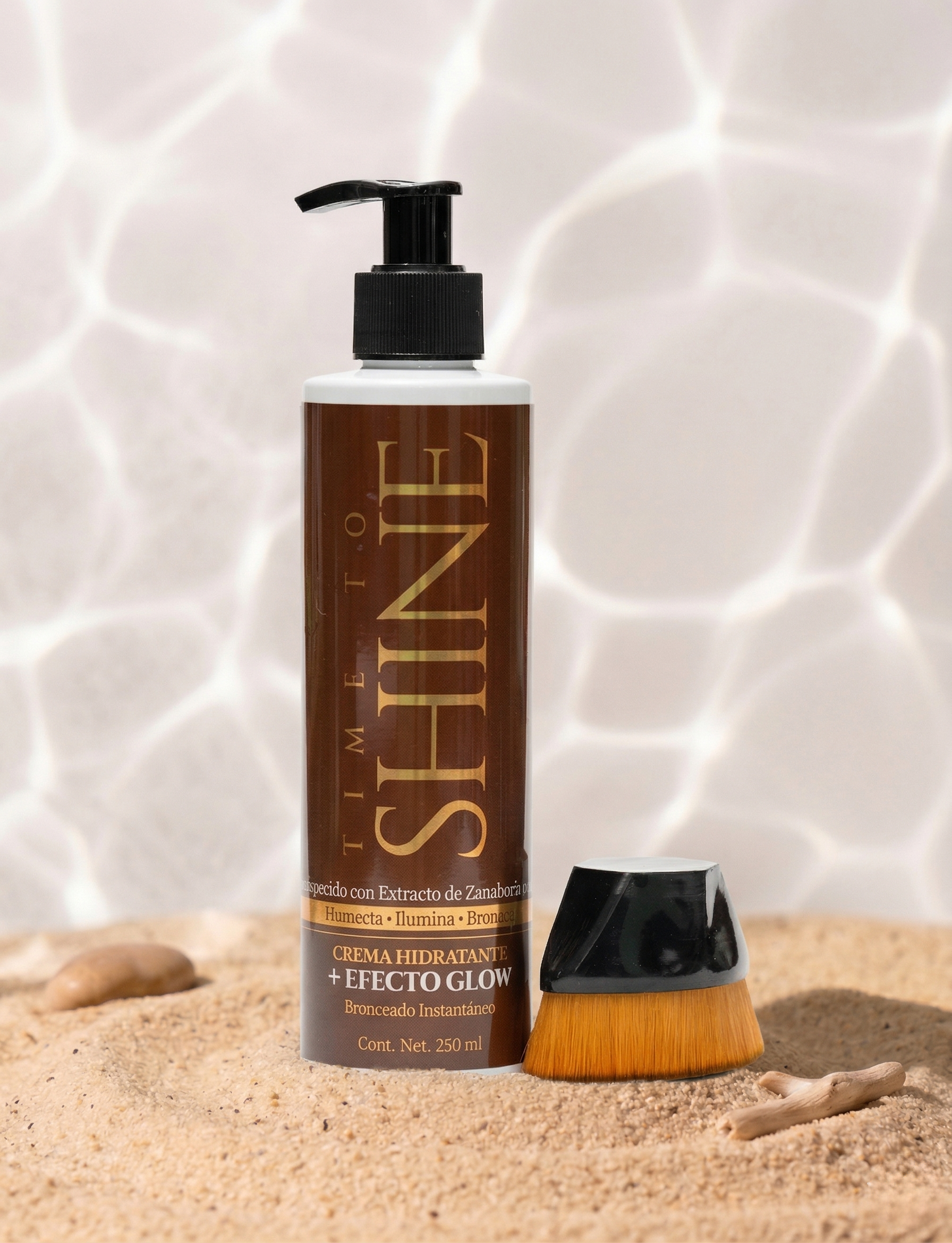 Crema con efecto bronceado + Glow instantáneo